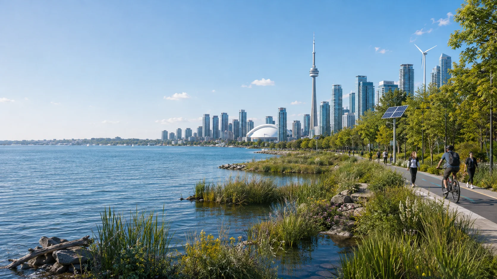 A greener Toronto waterfront prepared for the future