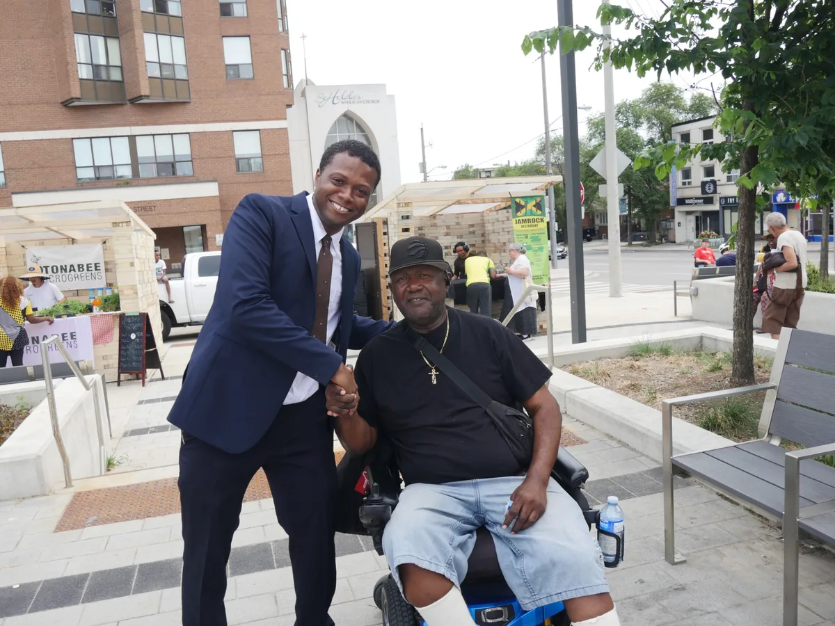 Residents receiving accessible support in a Toronto community setting