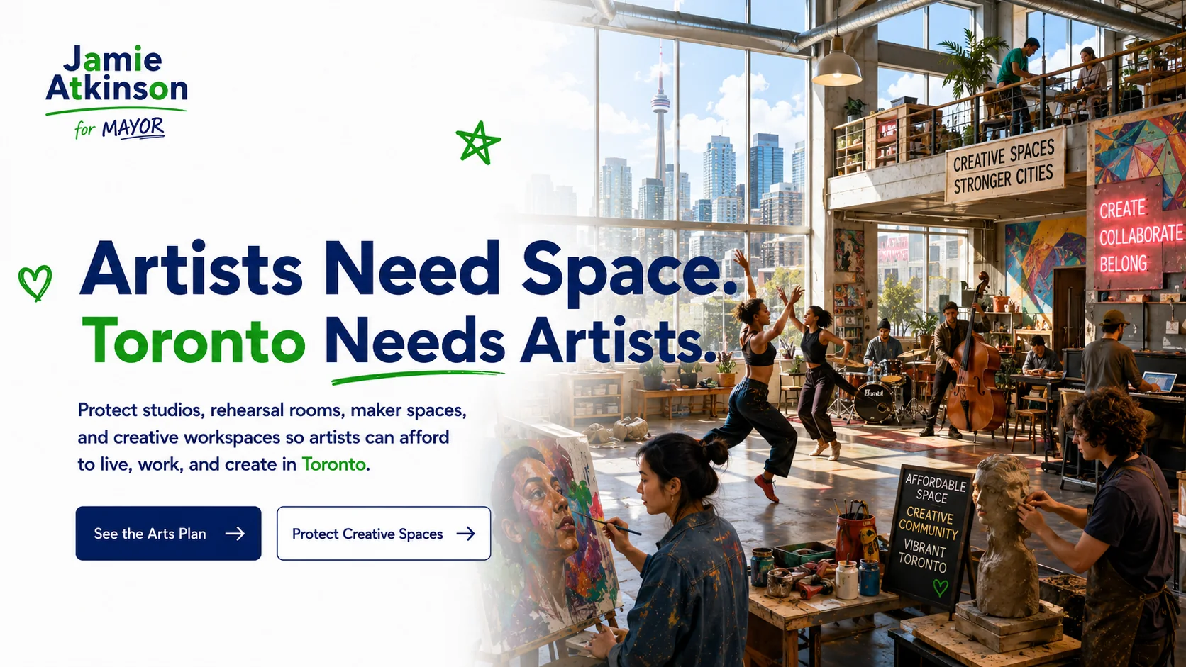 Artists need space