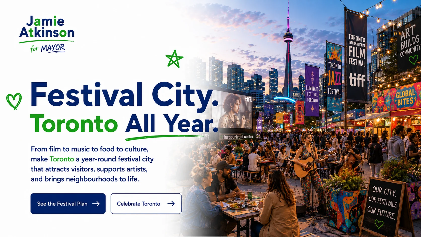 Festival city Toronto all year
