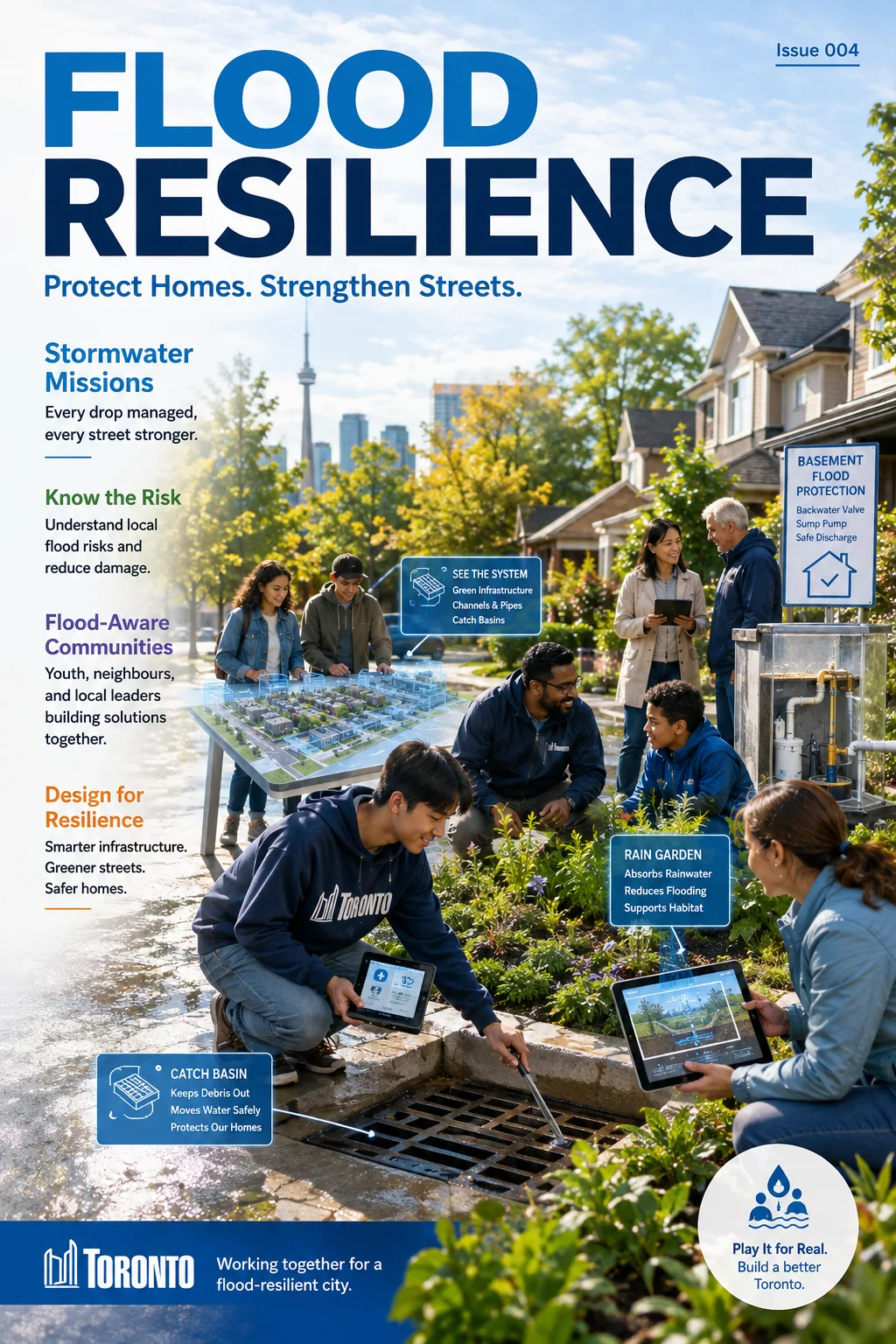 Flood Resilience magazine concept