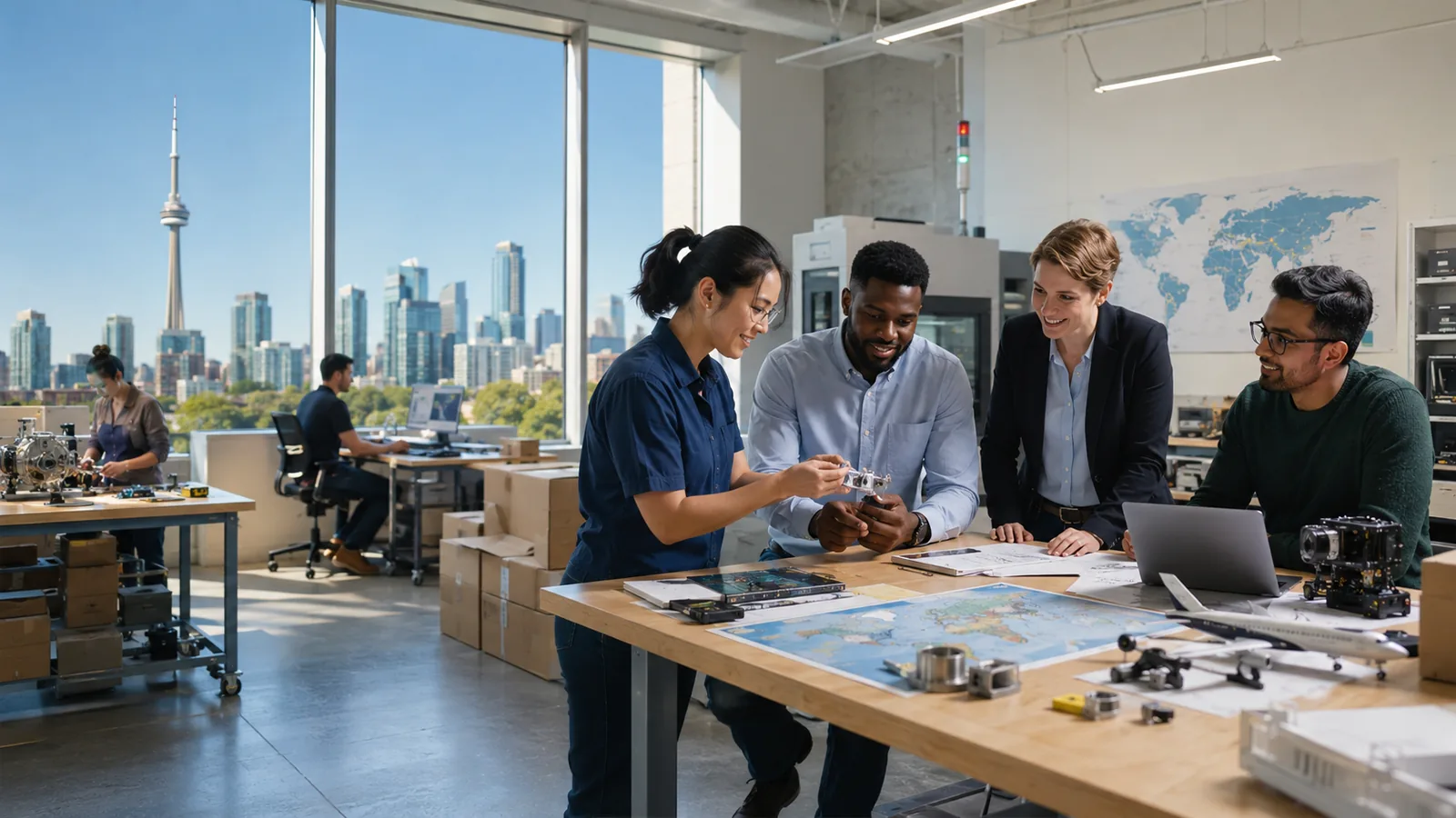 Toronto workers and innovators developing technology for Canadian and global markets
