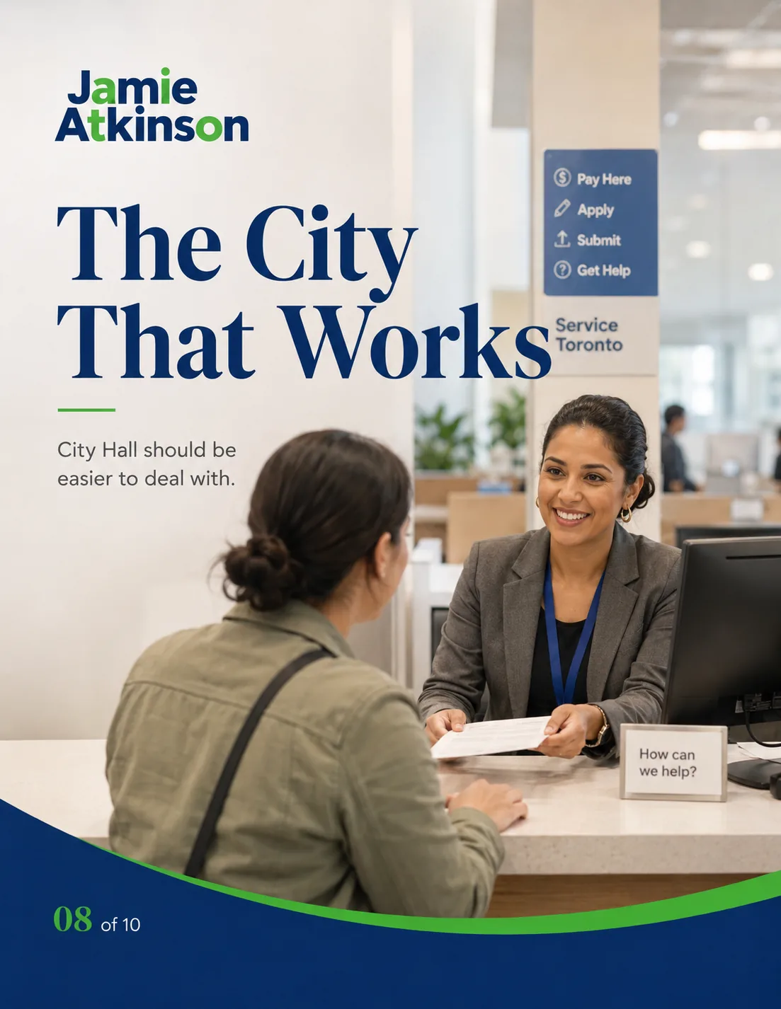 The City That Works campaign visual